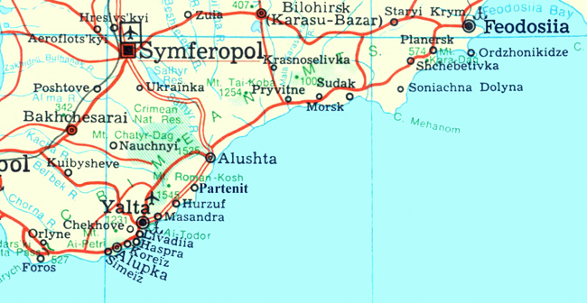 Image - Crimean Southern Shore (Crimean Riviera).  